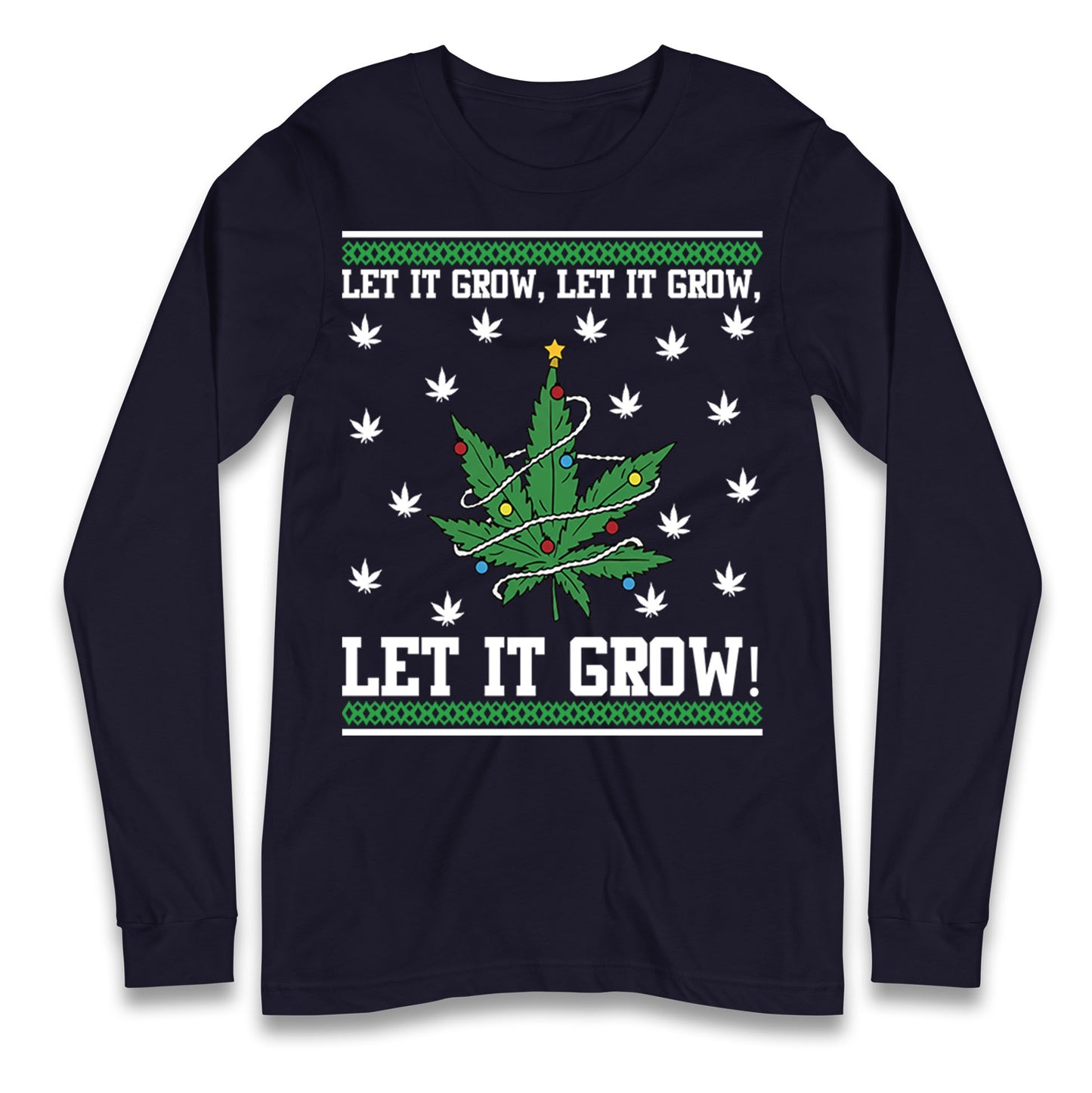 Cannabis Christmas Longsleeve T Shirt