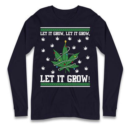 Cannabis Christmas Longsleeve T Shirt