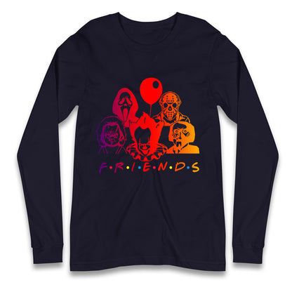 Super Villains Friends Halloween Long Sleeve T Shirt