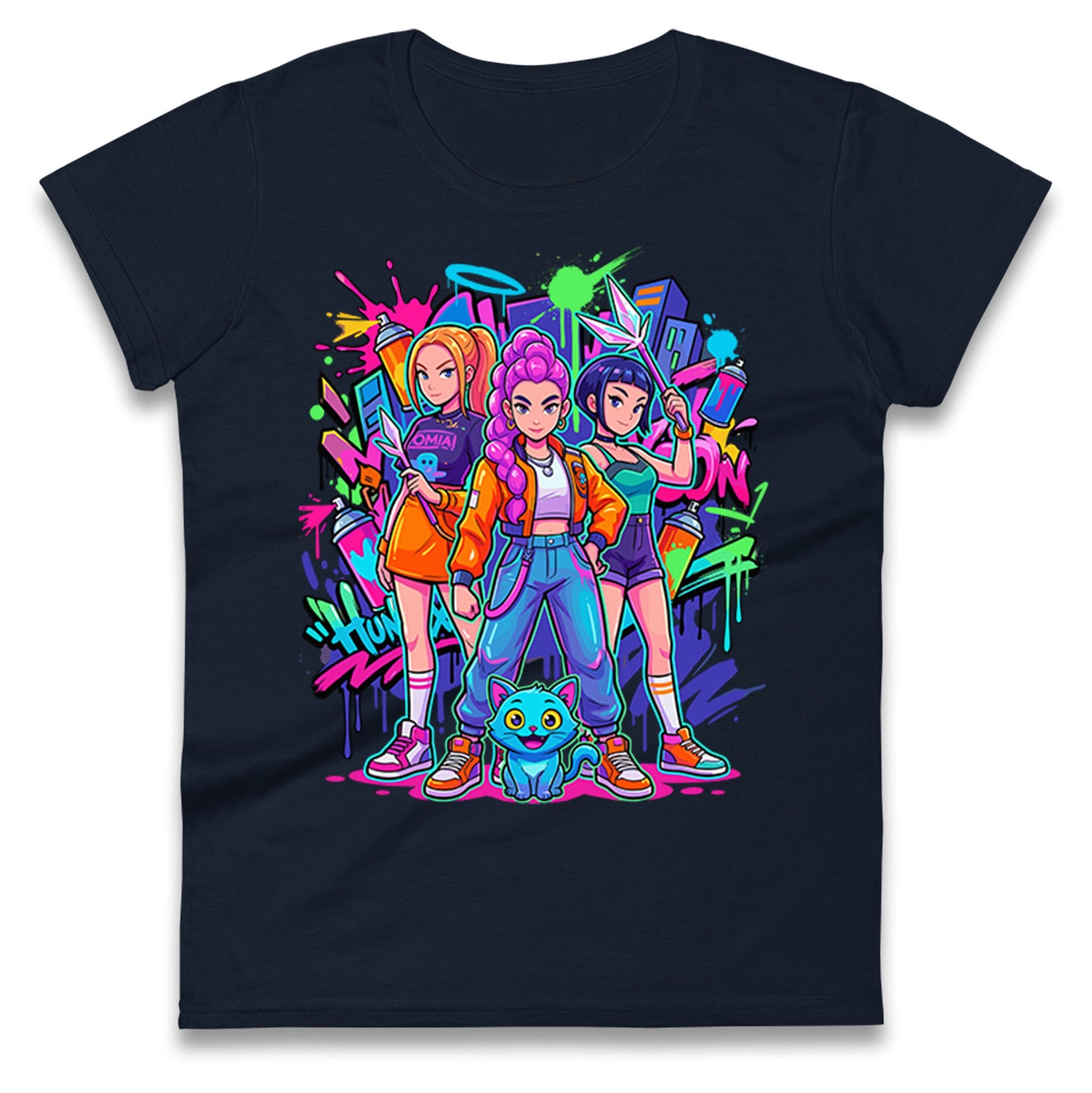 Demon Hunters Ladies T Shirt 