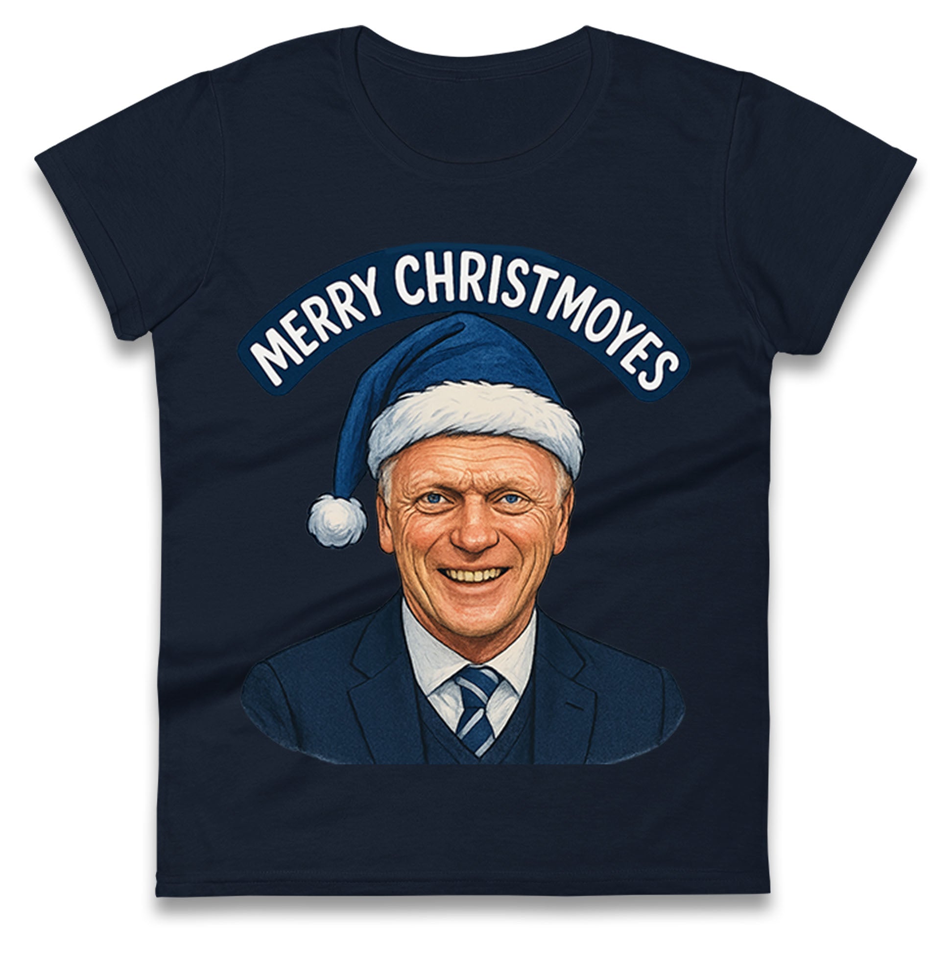Everton Christmas Ladies T Shirt