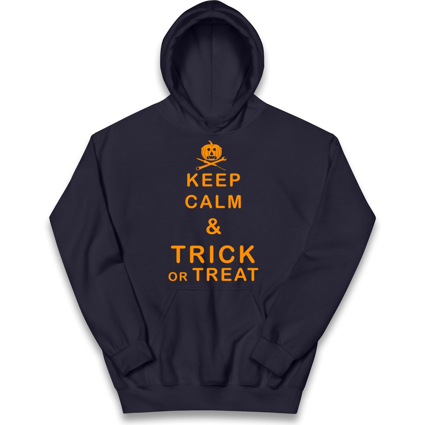 Keep Calm And Trick Or Treat Halloween Hoodie

