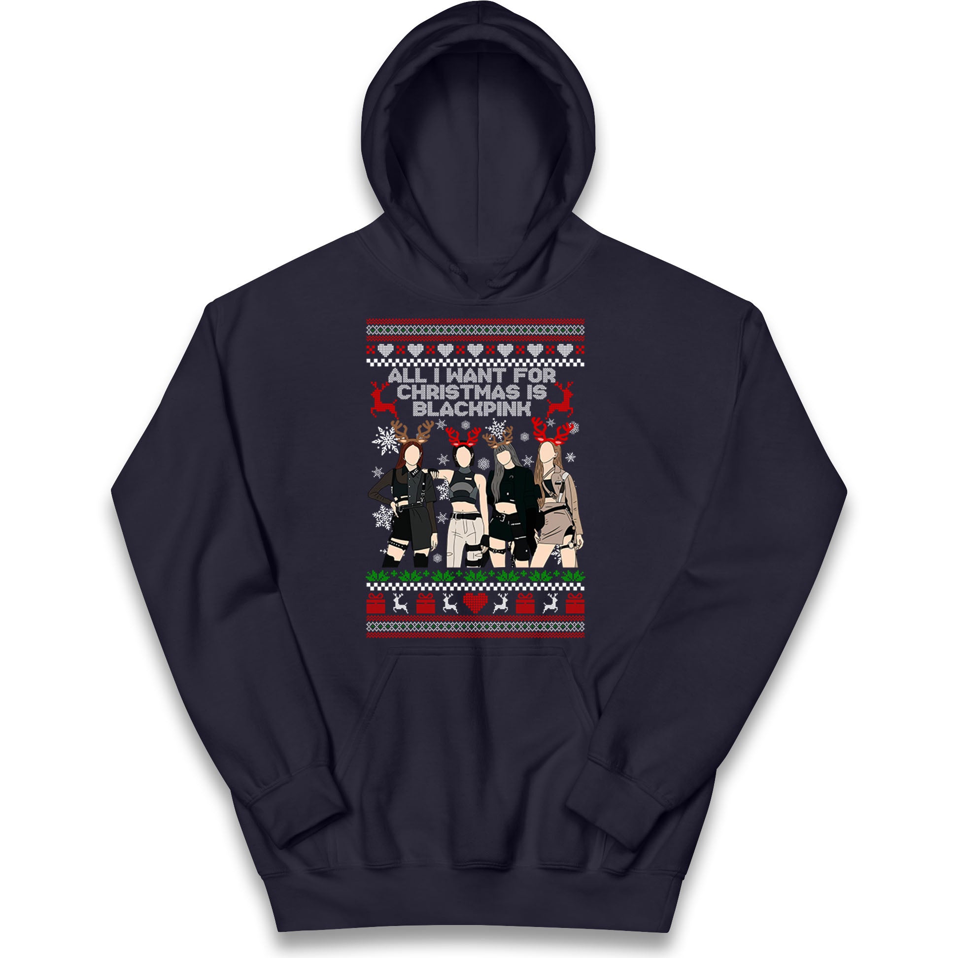 BlackPink Christmas Kids Hoodie