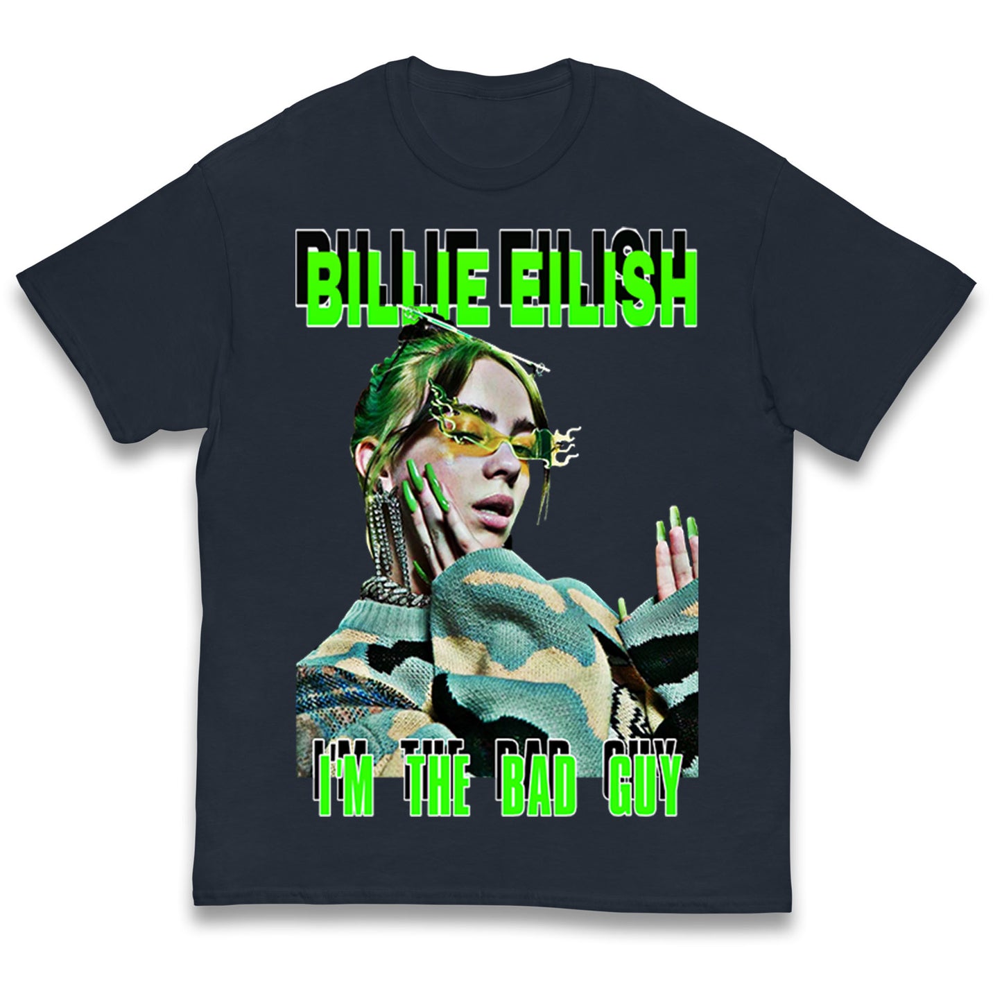 Billie Eilish Singer Kids T Shirt