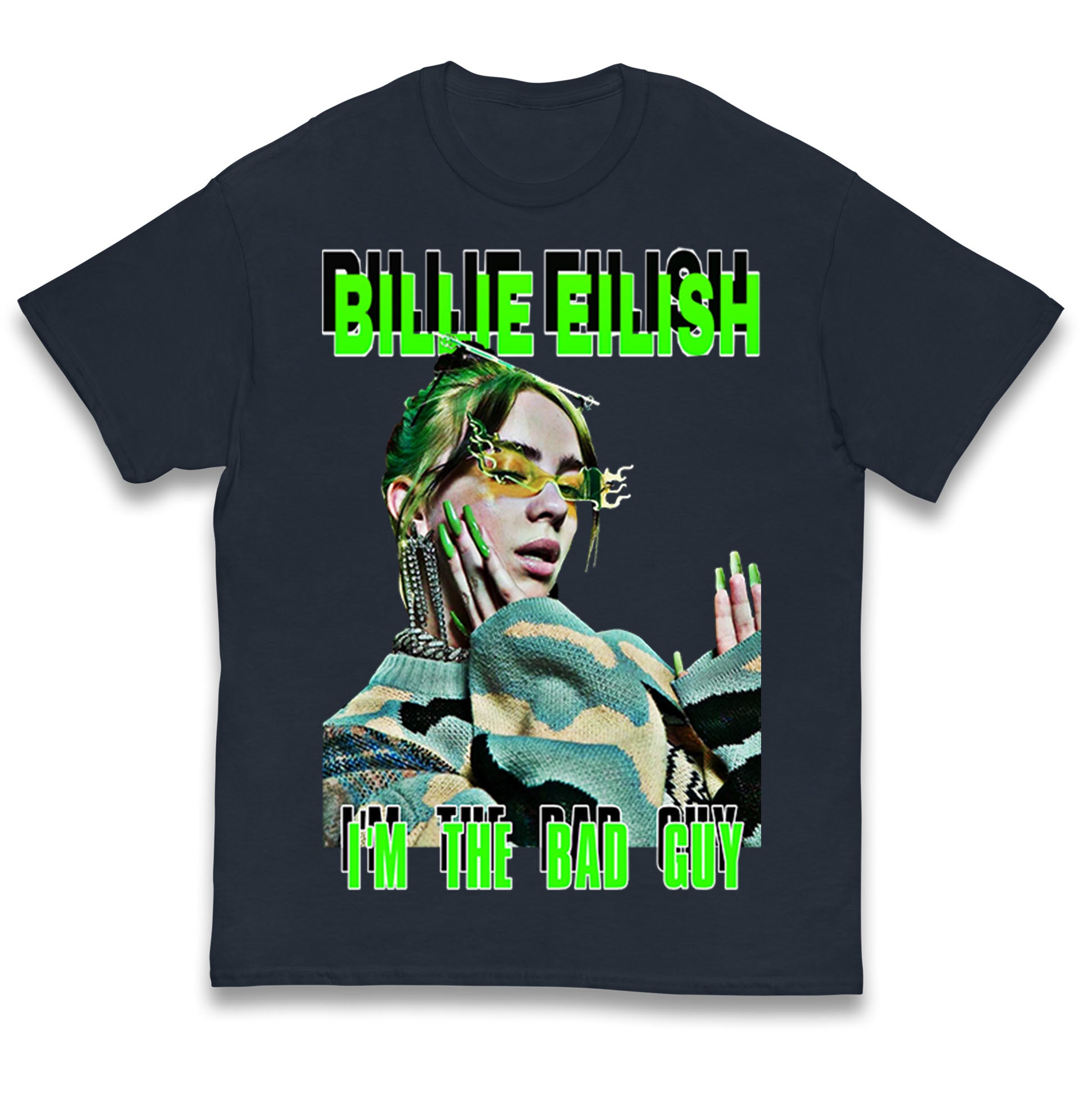 Billie Eilish Singer Kids T Shirt