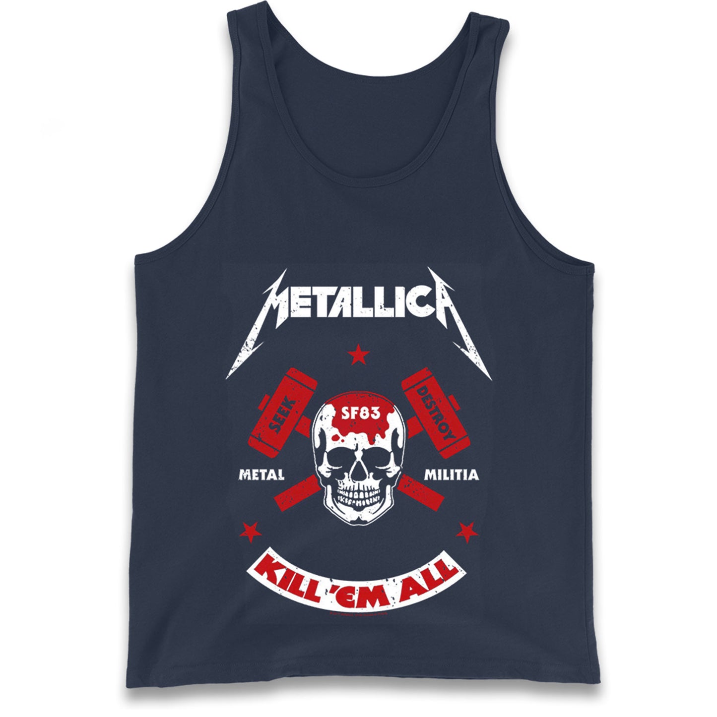 Metallica Seek Destroy Tank Top