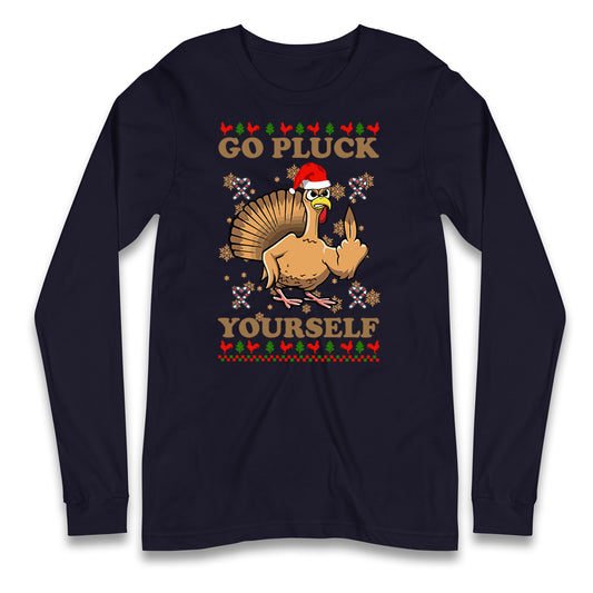 Christmas Go Pluck Yourself Funny T Shirt