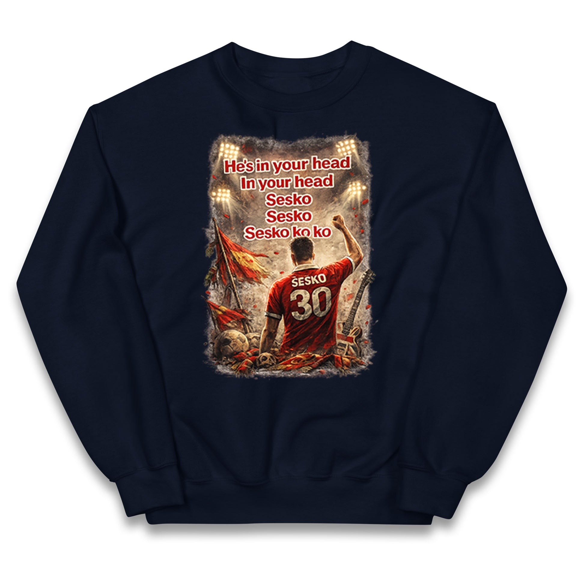 He's in Your Head in Your Head Sesko Sesko Sesko ko ko Kids Jumper