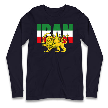 Iran Flag Longsleeve T Shirt
