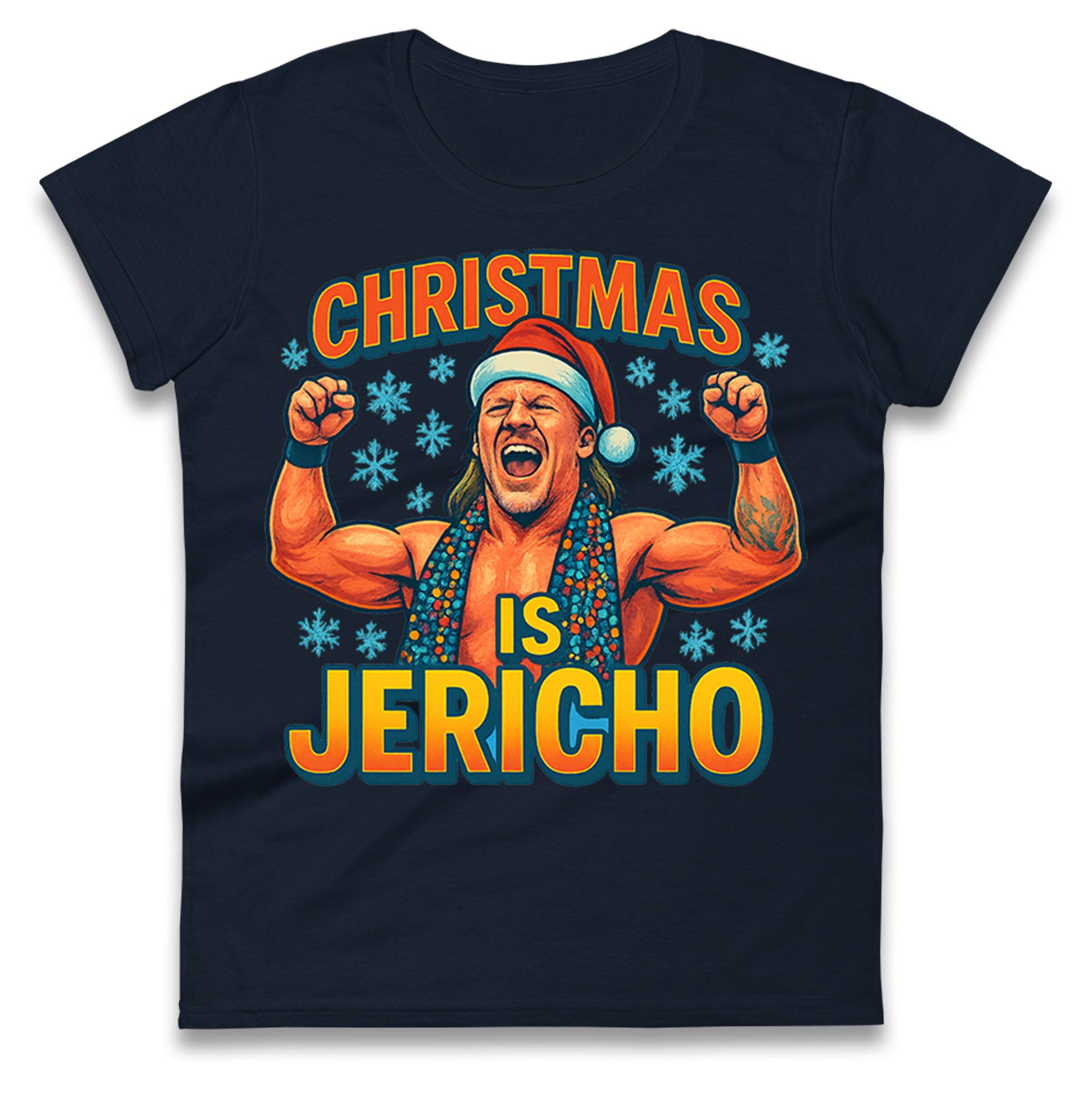 Chris Jericho Christmas Ladies T Shirt