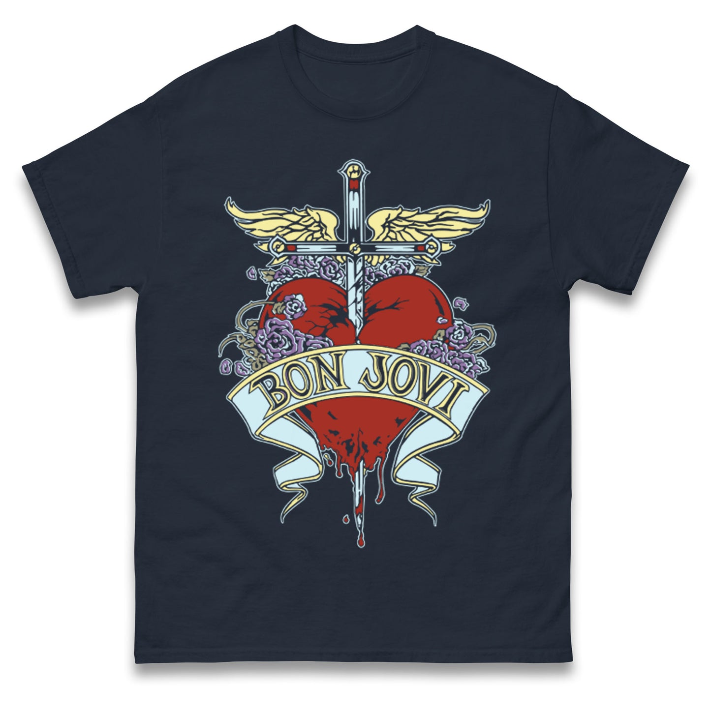 Bon Jovi Rock Band T Shirt