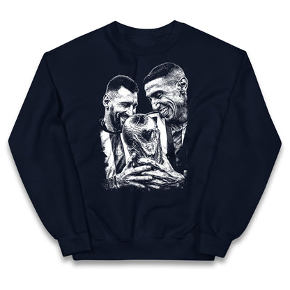 Lionel Messi Angel Di Maria Kids Jumper