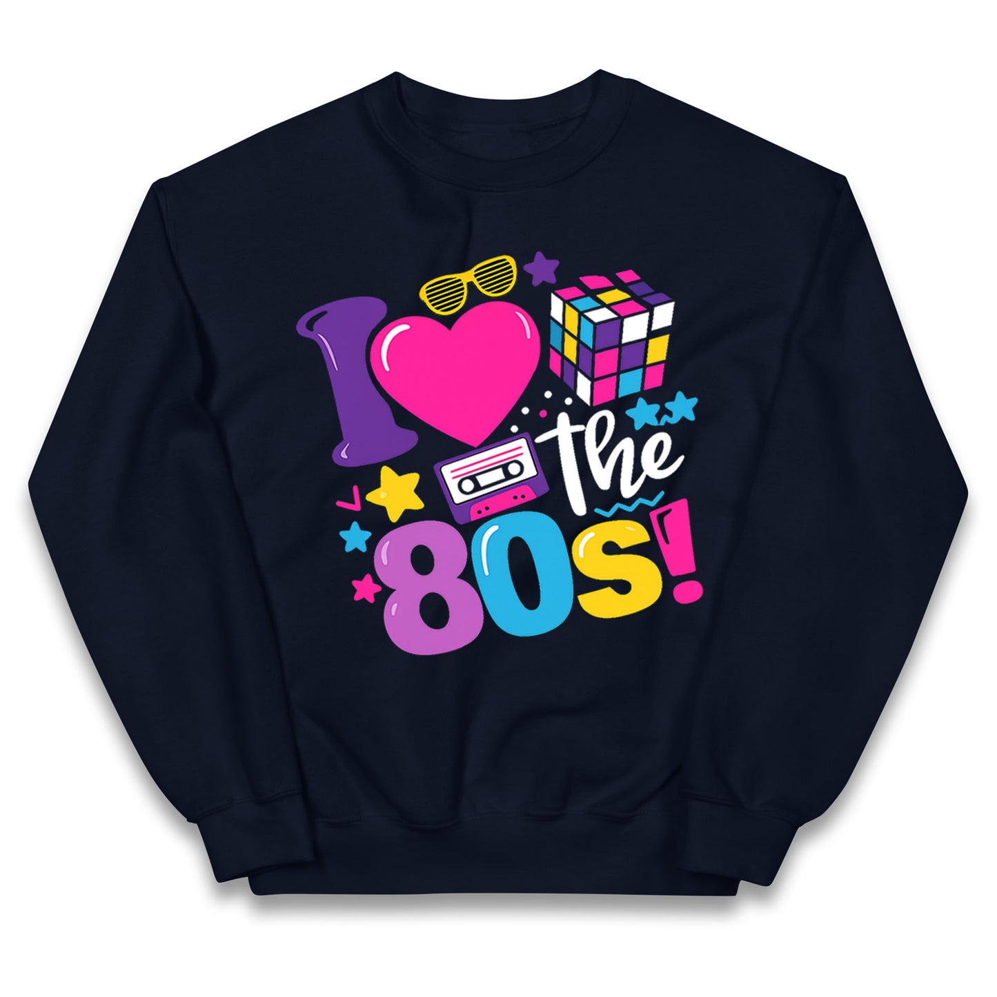 I Love The 80's Kids Jumper