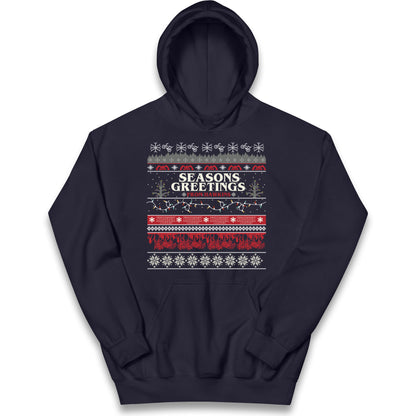 Stranger Things Trailer Kids Hoodie