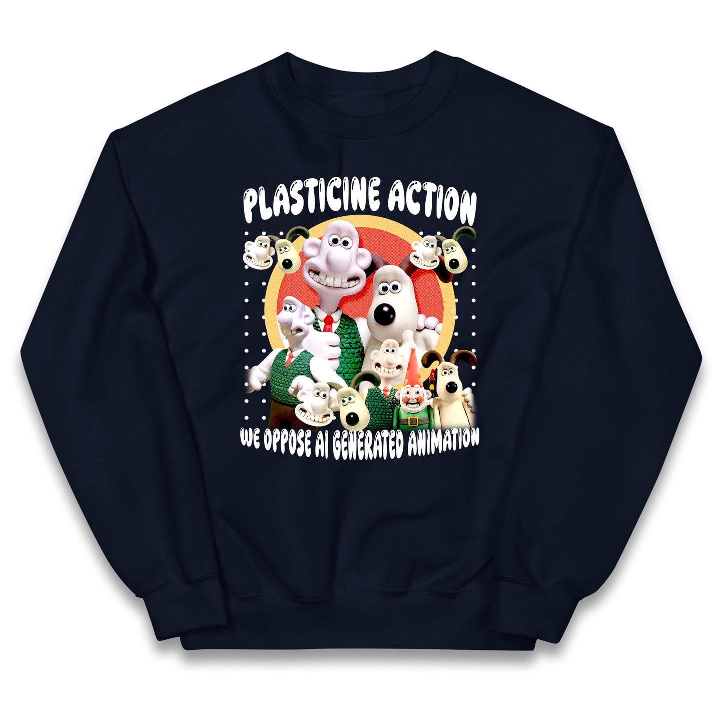 Plasticine Action Figure Kids Jumper