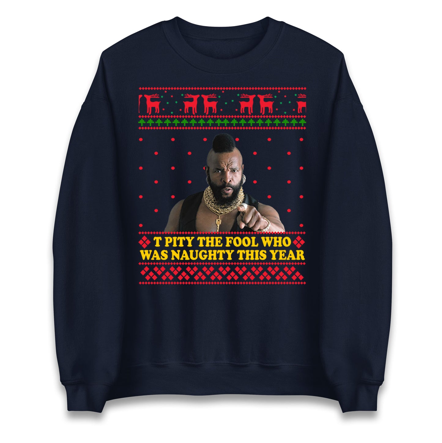 mr t christmas sweatshirt