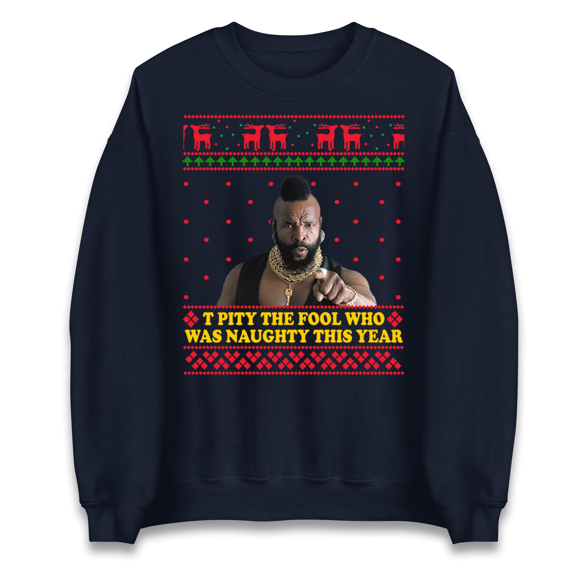 mr t christmas sweatshirt