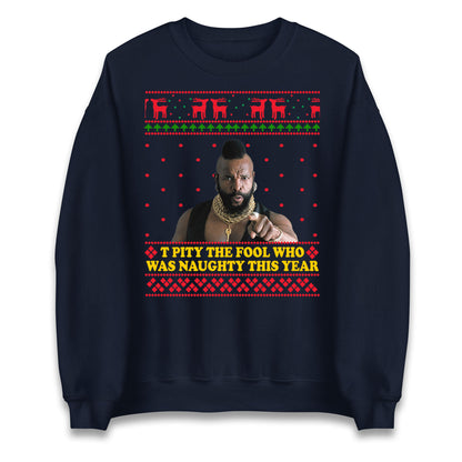 mr t christmas sweatshirt