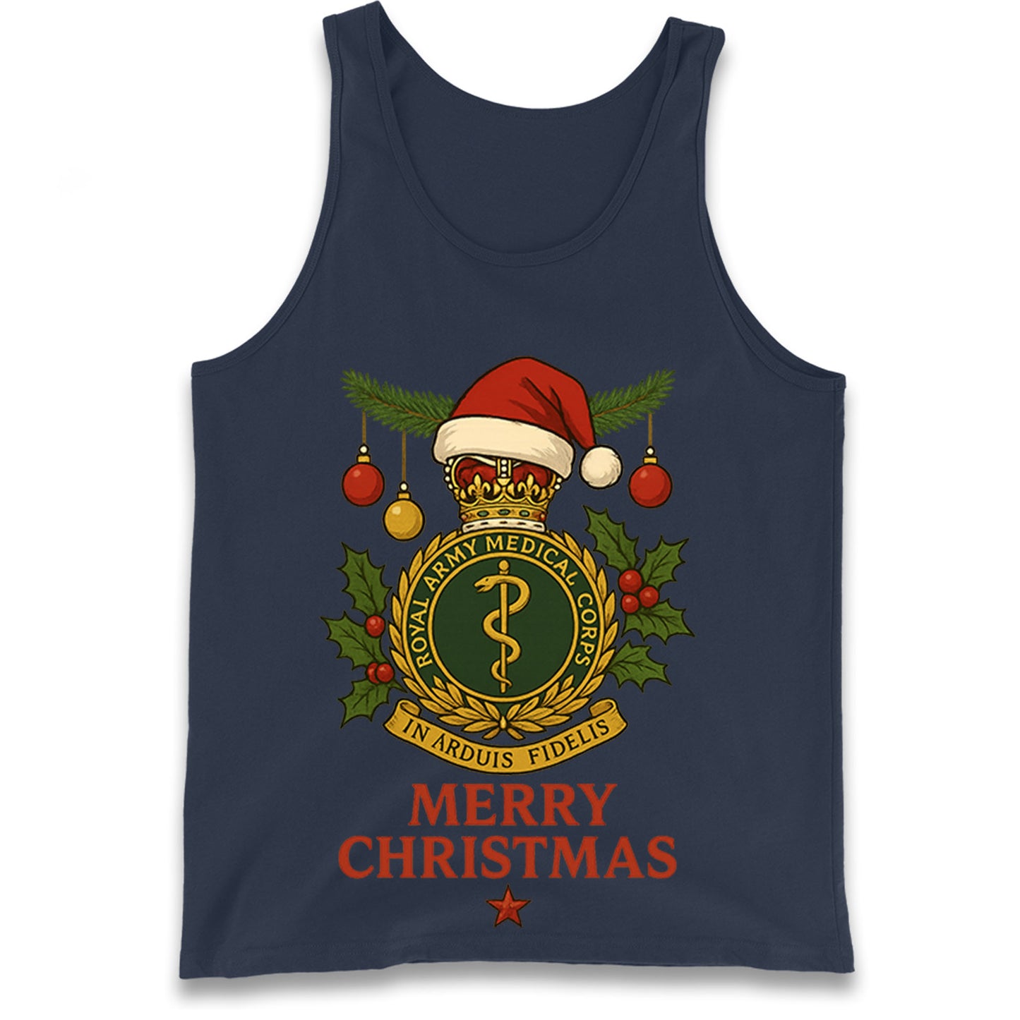 Royal Army Medical Corps Christmas Tank Top