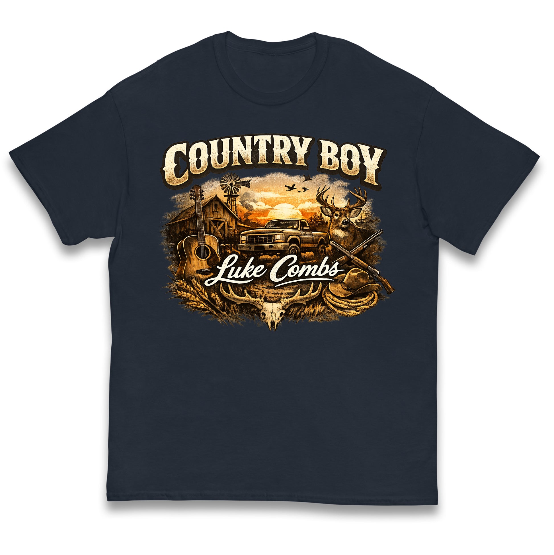 Luke Combs Country Music Kids T Shirt