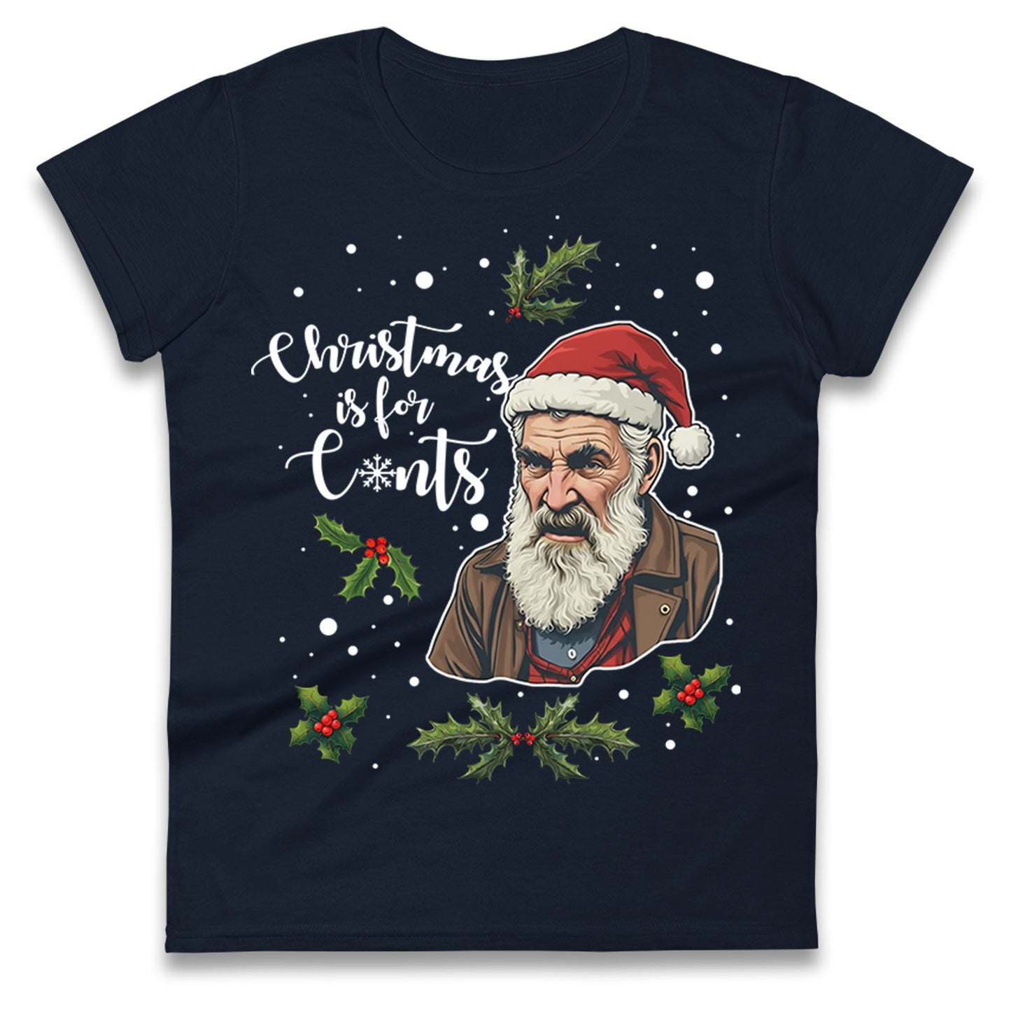 Jim Brassic Christmas Ladies T Shirt