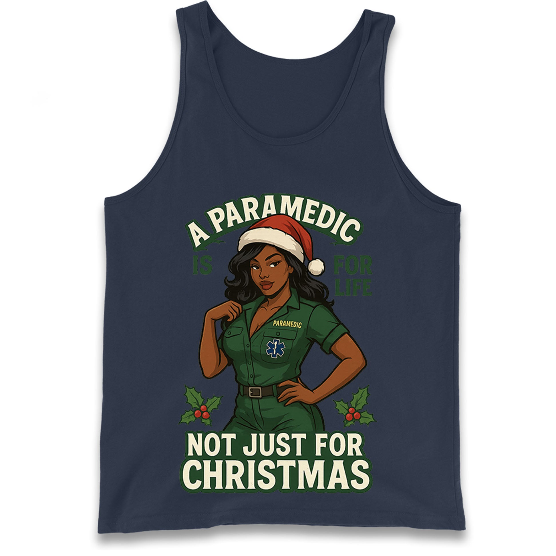 Paramedic Christmas Tank Top