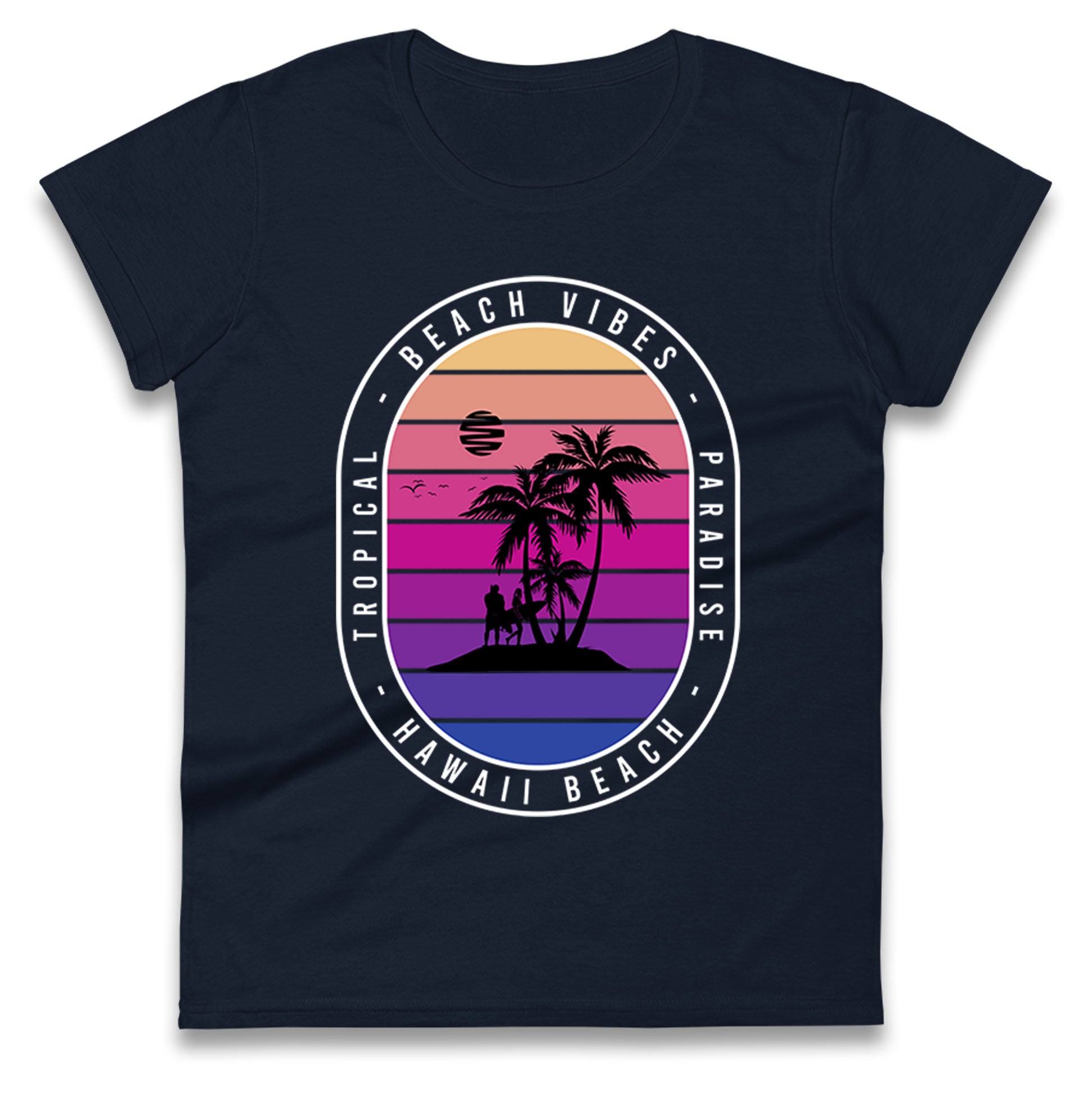 Hawaii Beach Ladies T Shirt