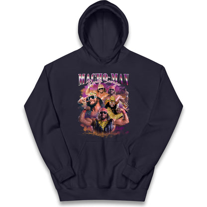 Macho Man Bootleg Kids Hoodie