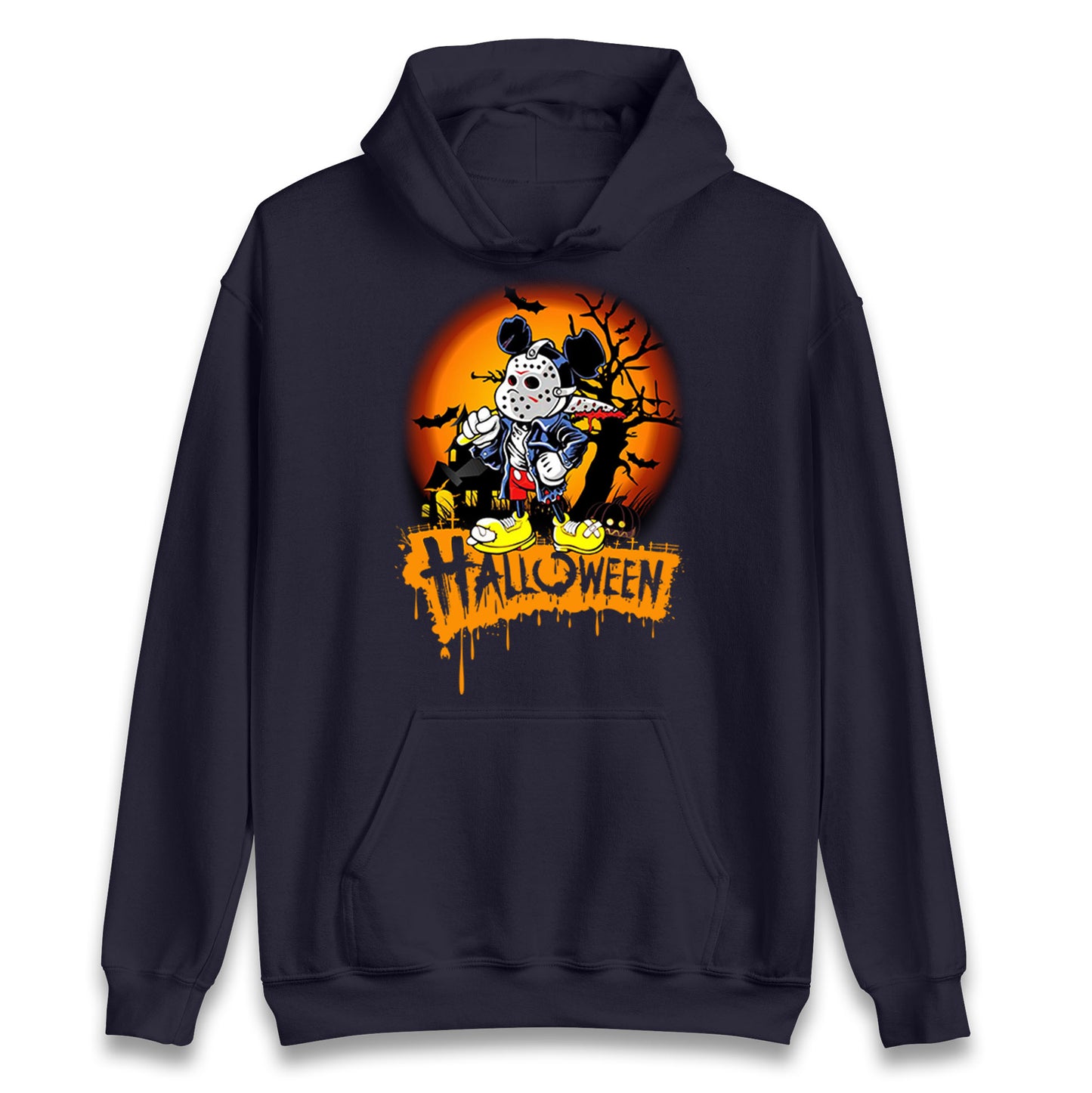 Mickey Mouse Haunted Halloween Hoodie
