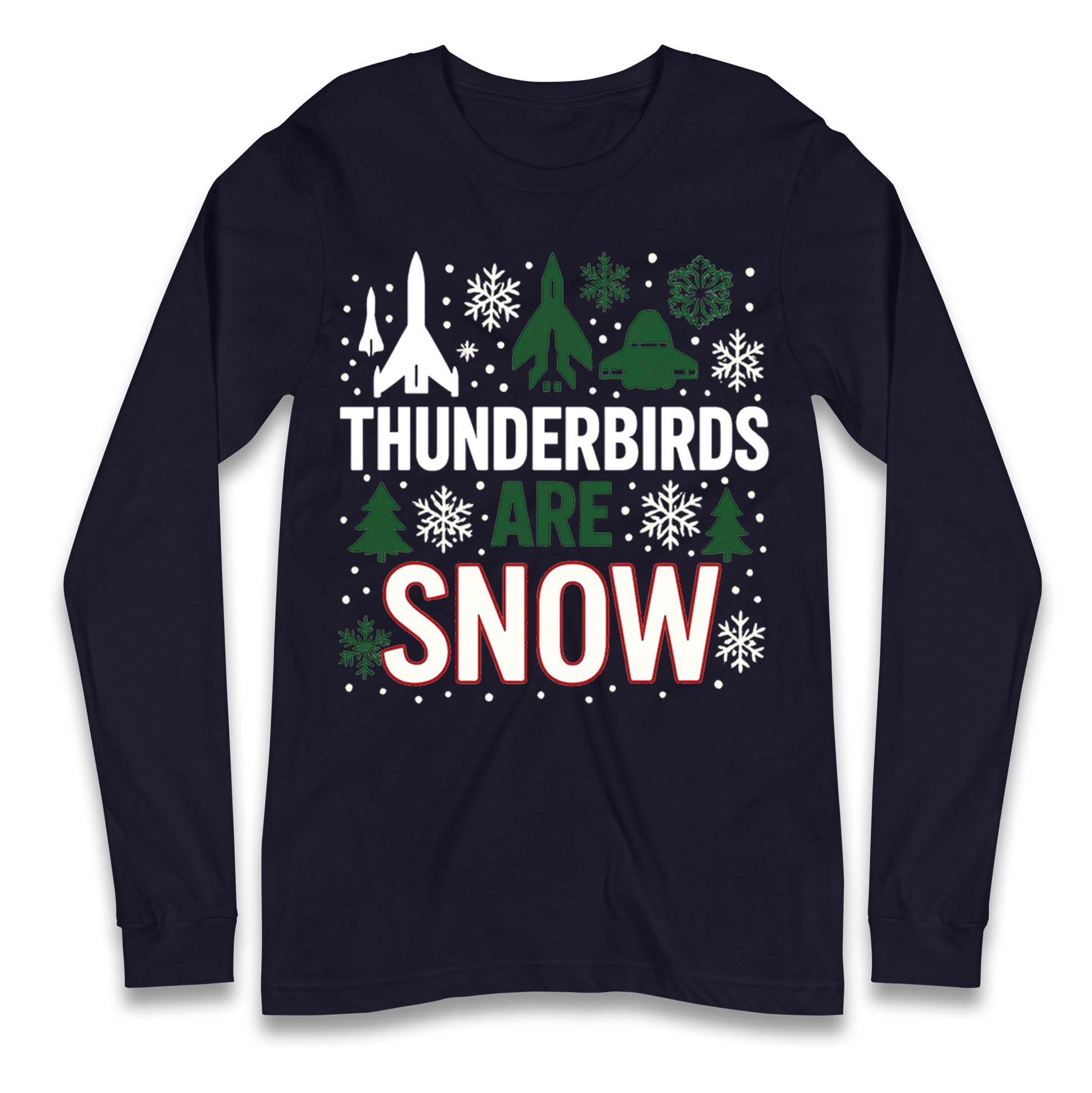 Thunderbirds Christmas Longsleeve T Shirt