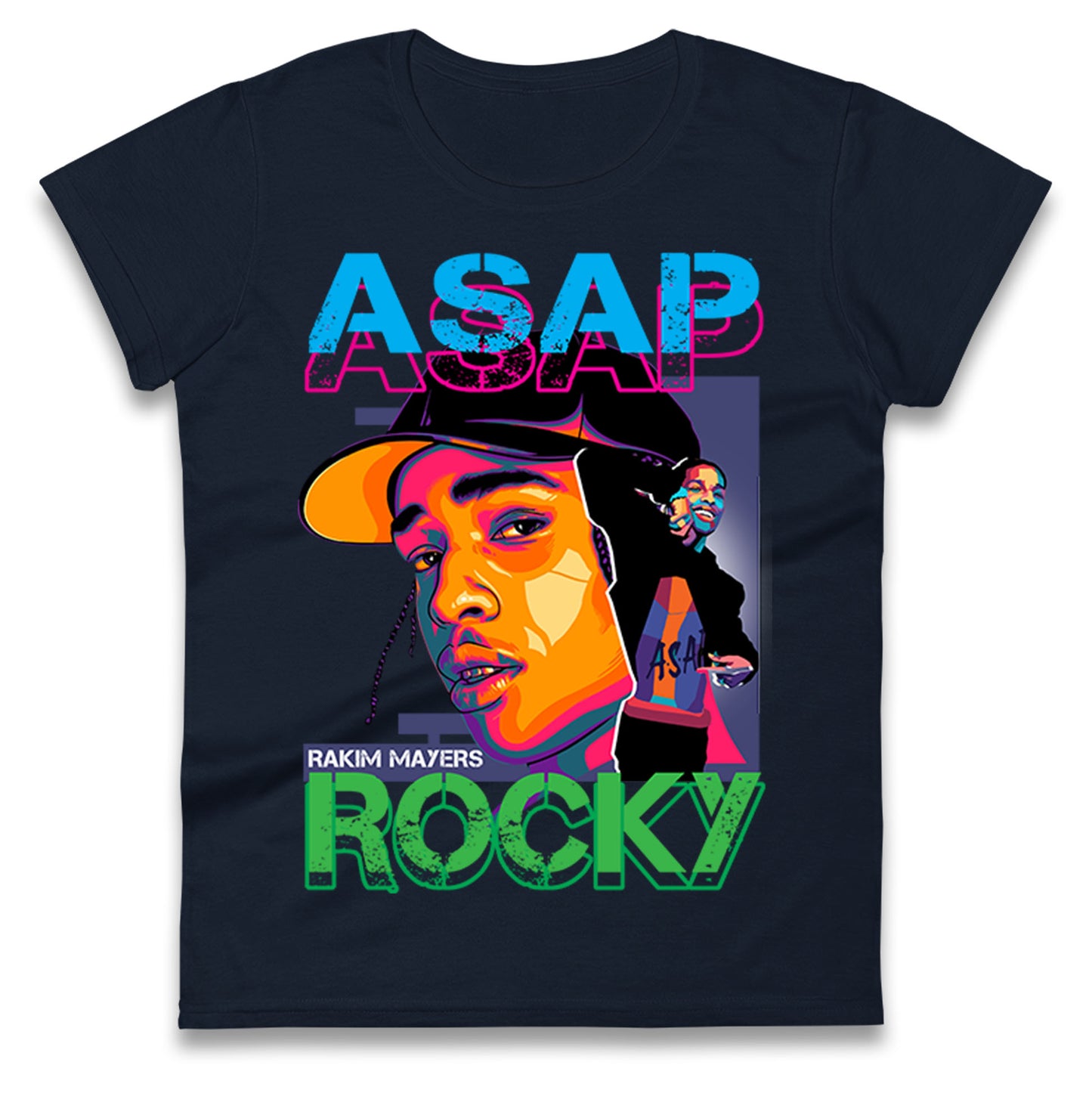 ASAP Rocky Rakim Mayers Ladies T Shirt