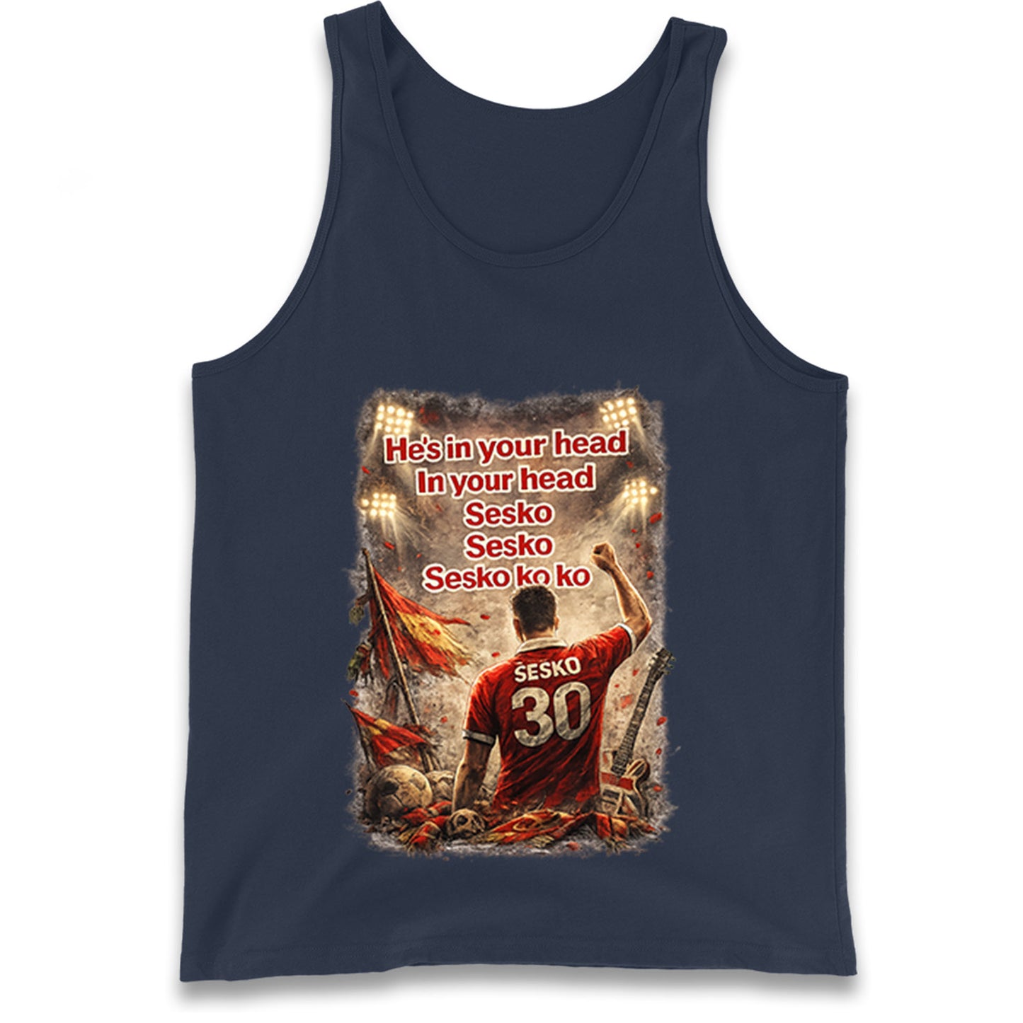 He's in Your Head in Your Head Sesko Sesko Sesko ko ko Tank Top