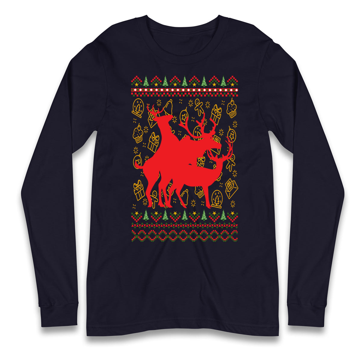 Reindeer Making Fun Christmas T Shirt