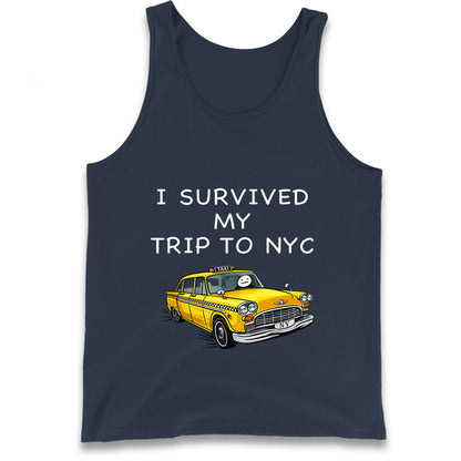 I Survived My Trip To NYC Yellow Taxi Tank Top