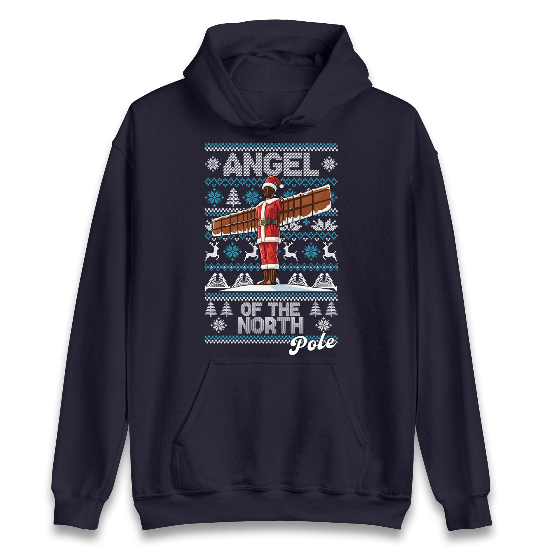 Angel Of The North Pole Christmas Hoodie