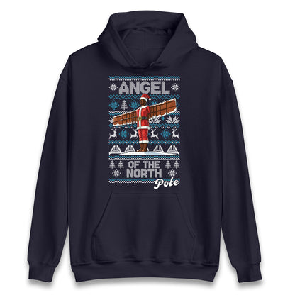 Angel Of The North Pole Christmas Hoodie
