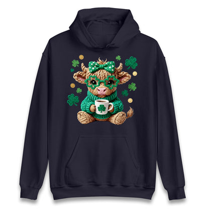 Cute Cow St Patrick Hoodie