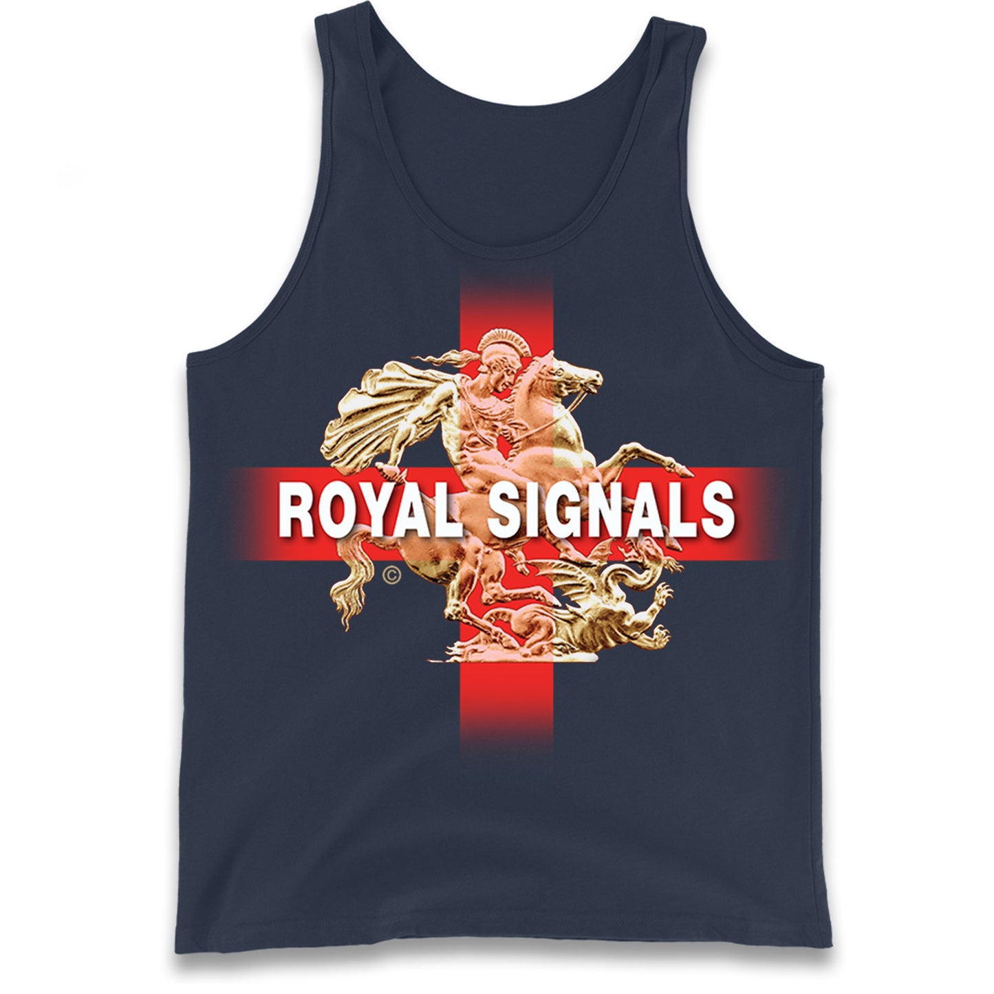 Royal Signals St George and The Dragon Tank Top