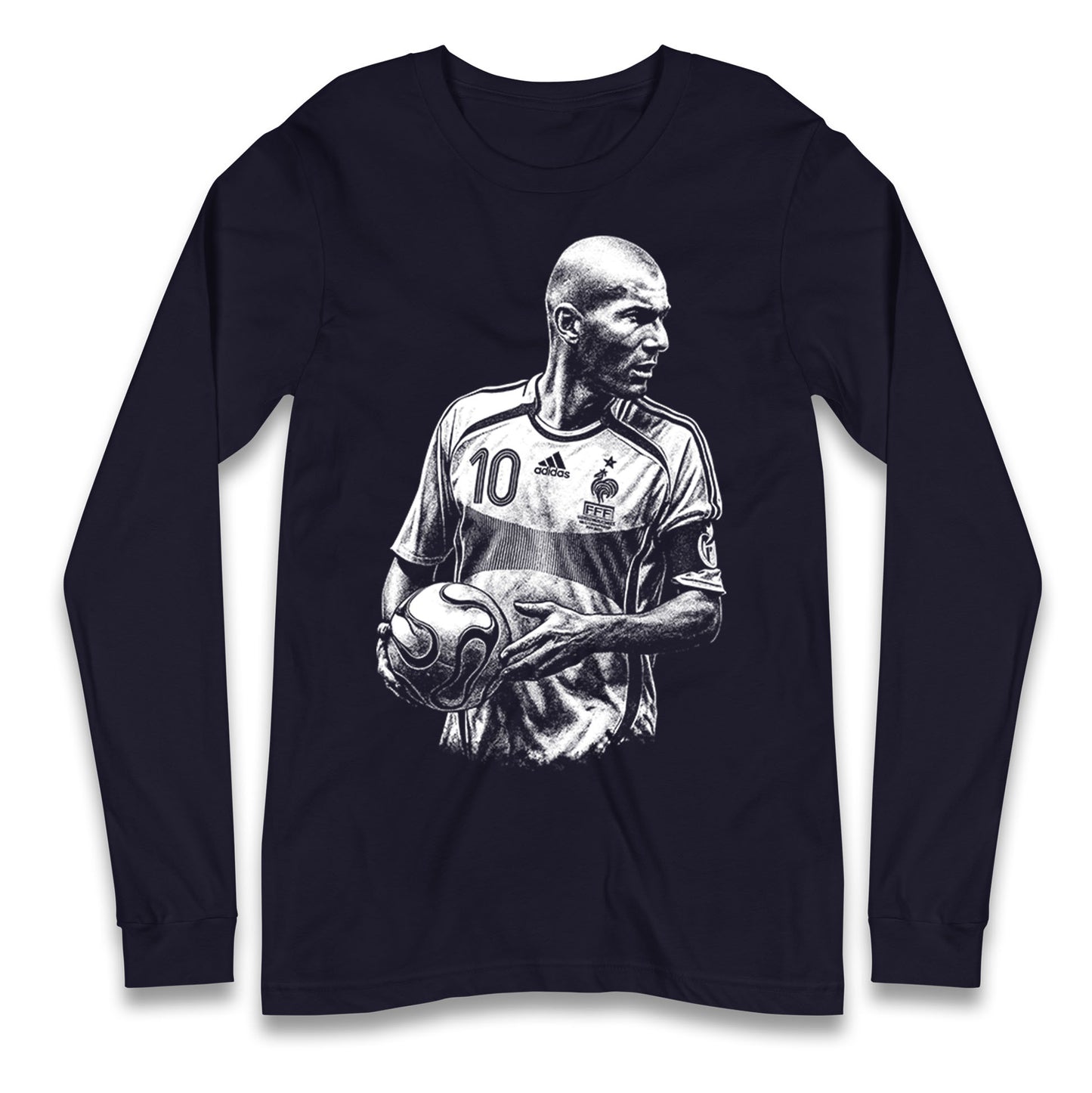 Zidane France Longsleeve T Shirt