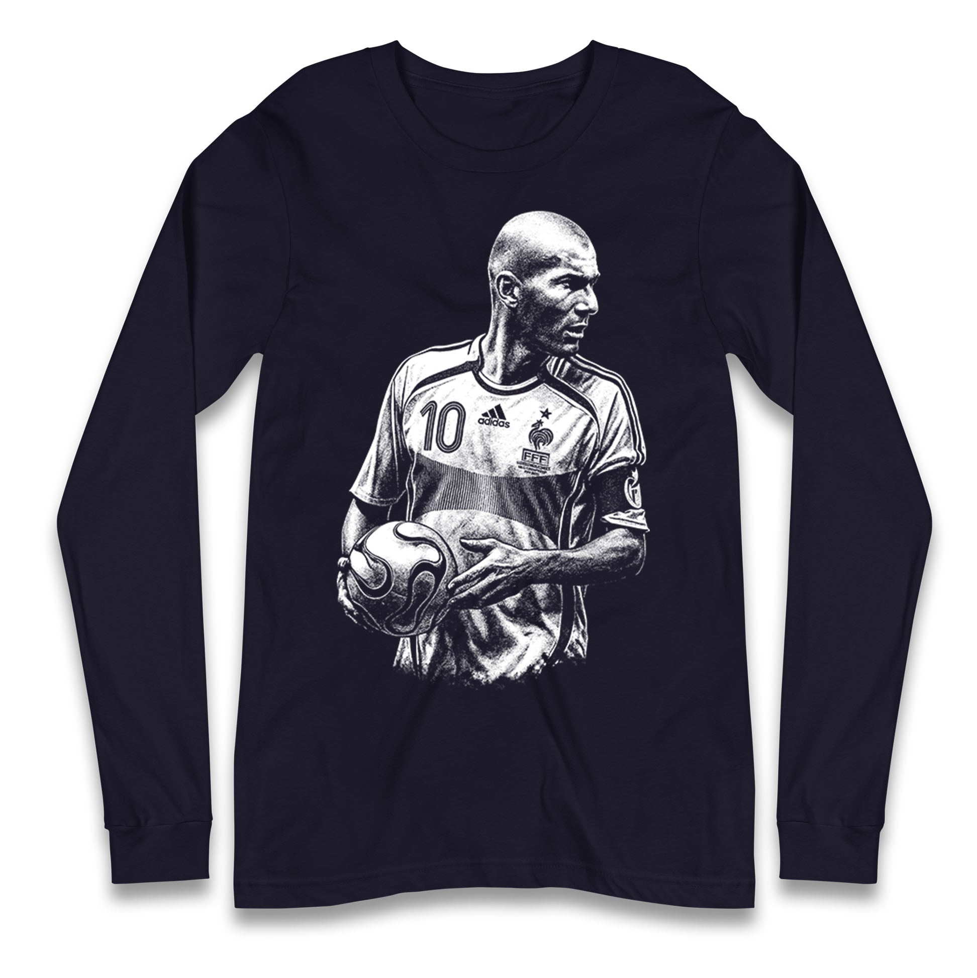Zidane France Longsleeve T Shirt