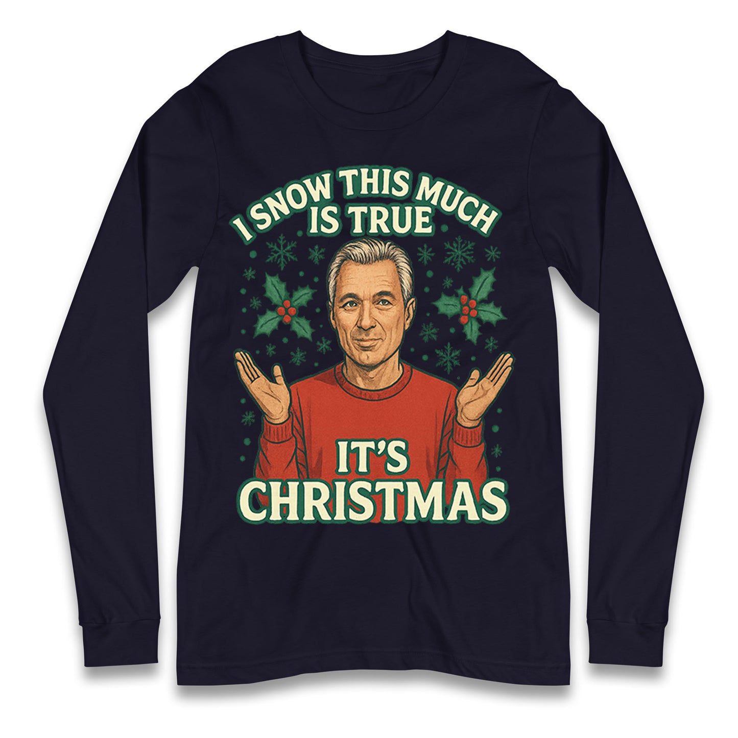 Martin Kemp Christmas Longsleeve T Shirt