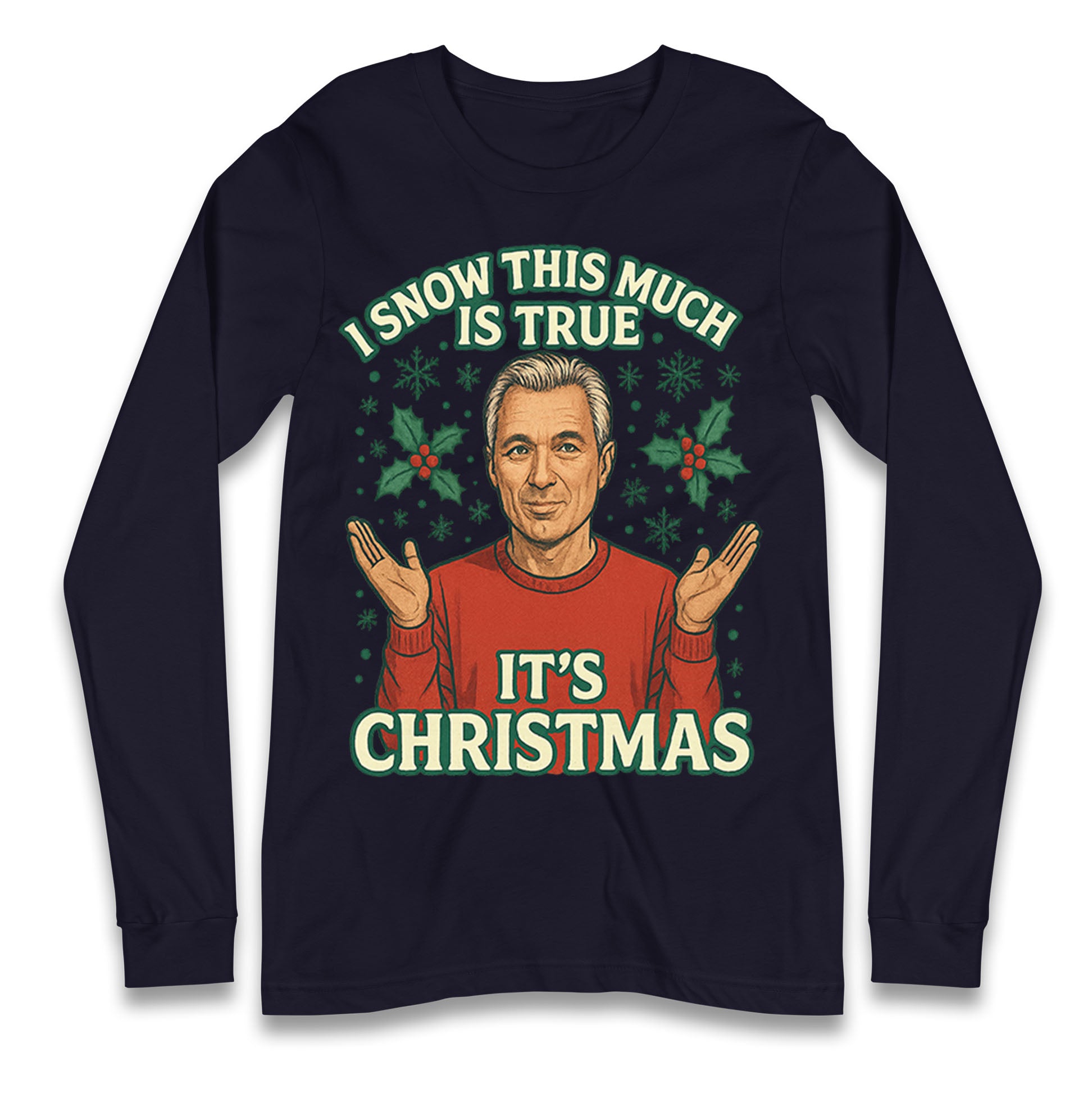 Martin Kemp Christmas Longsleeve T Shirt