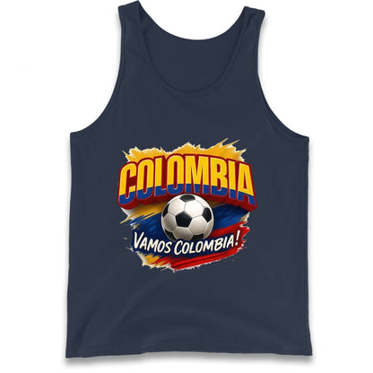 Colombia Retro World Cup Tank Top