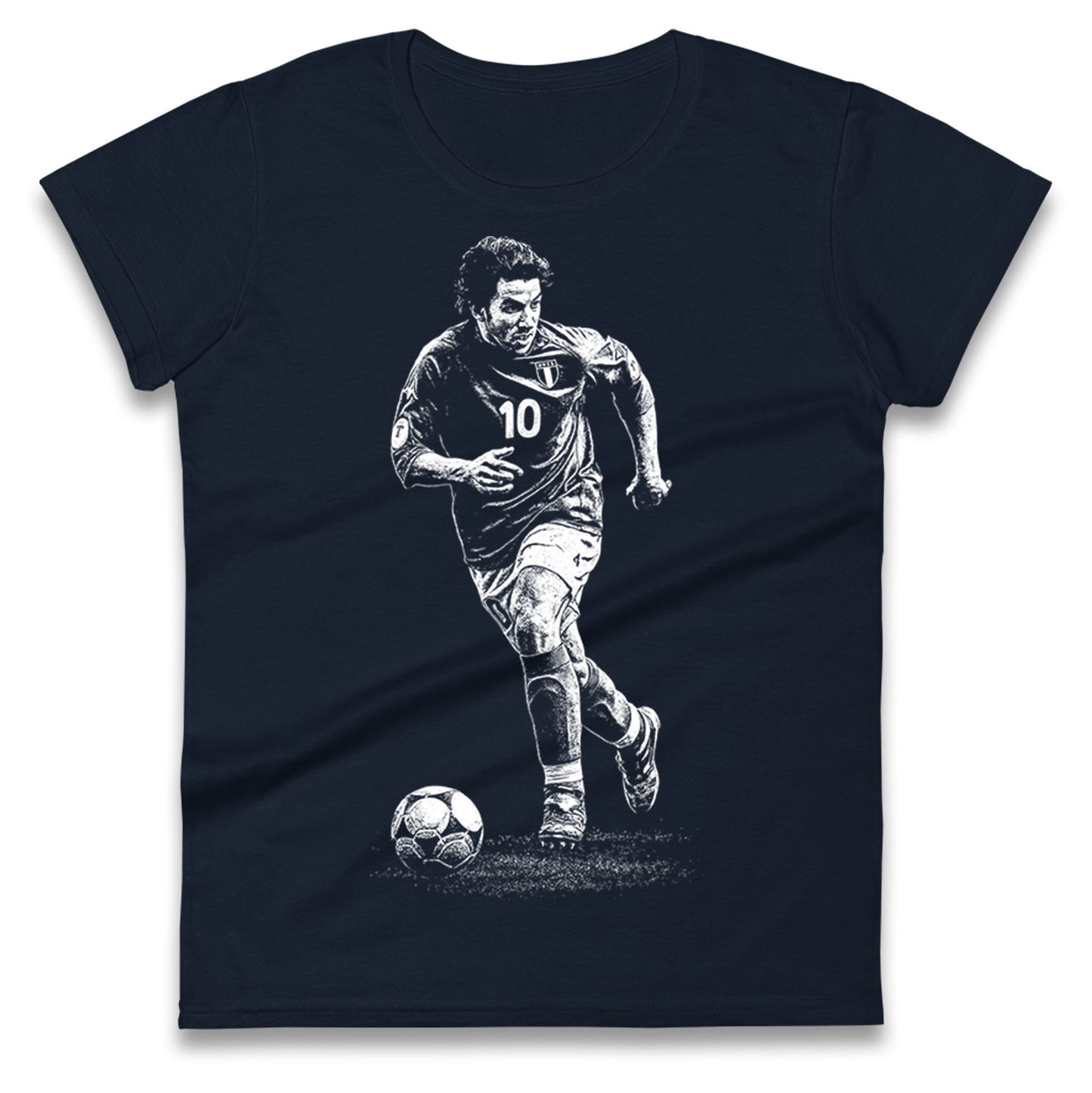 Del Piero 10 Italy Ladies T Shirt