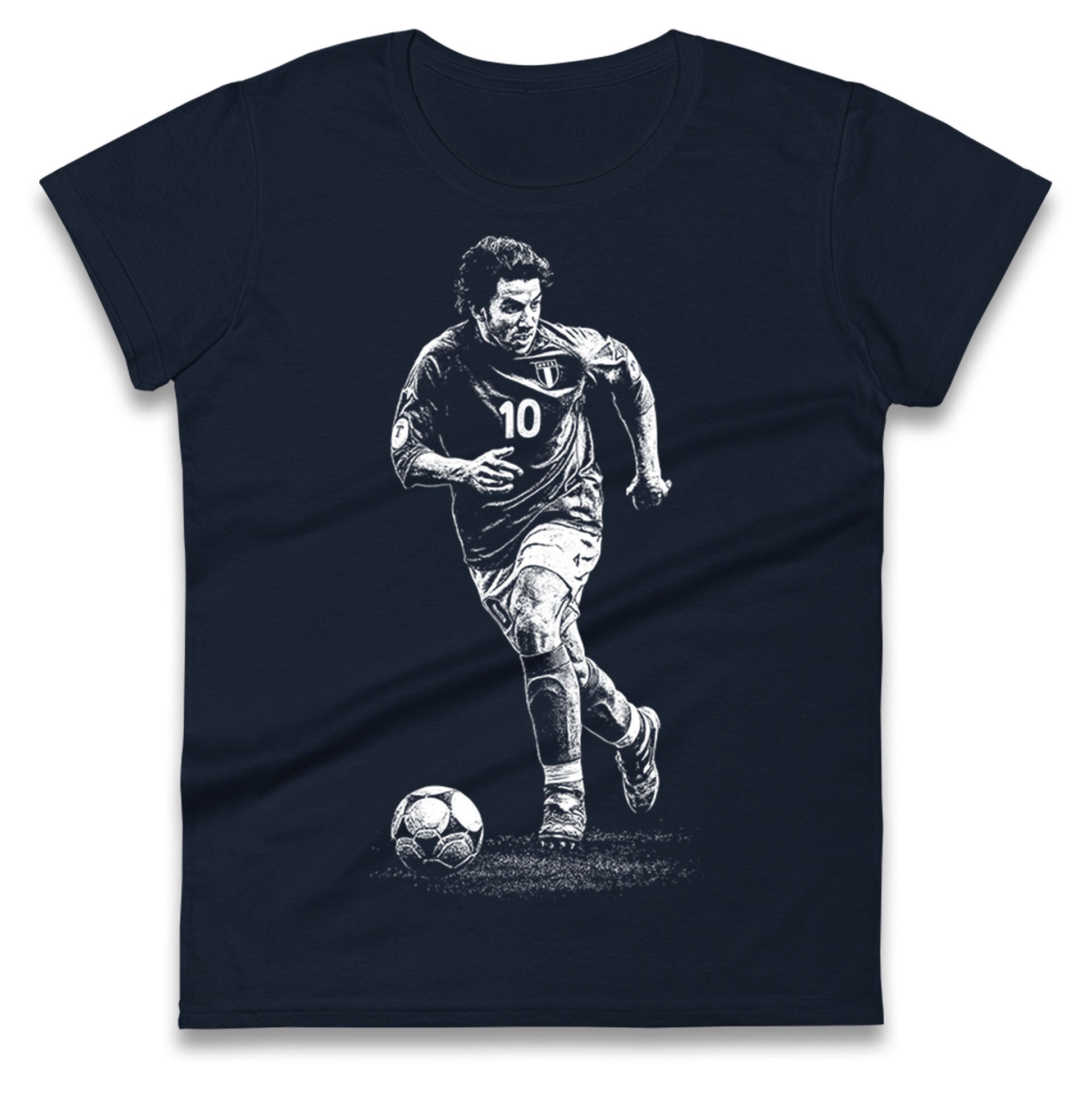 Del Piero 10 Italy Ladies T Shirt
