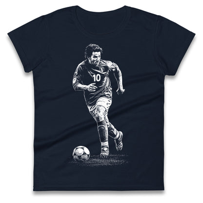 Del Piero 10 Italy Ladies T Shirt