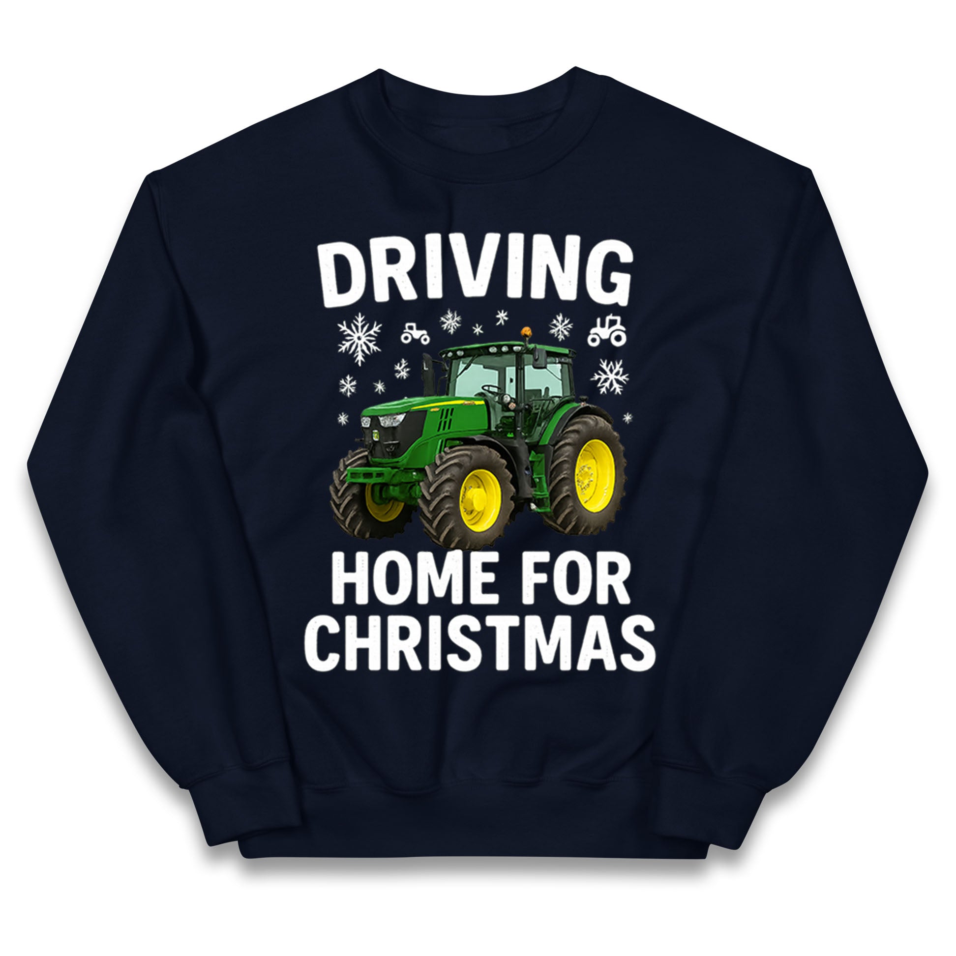 John Deere Tractor Christmas Kids Jumper