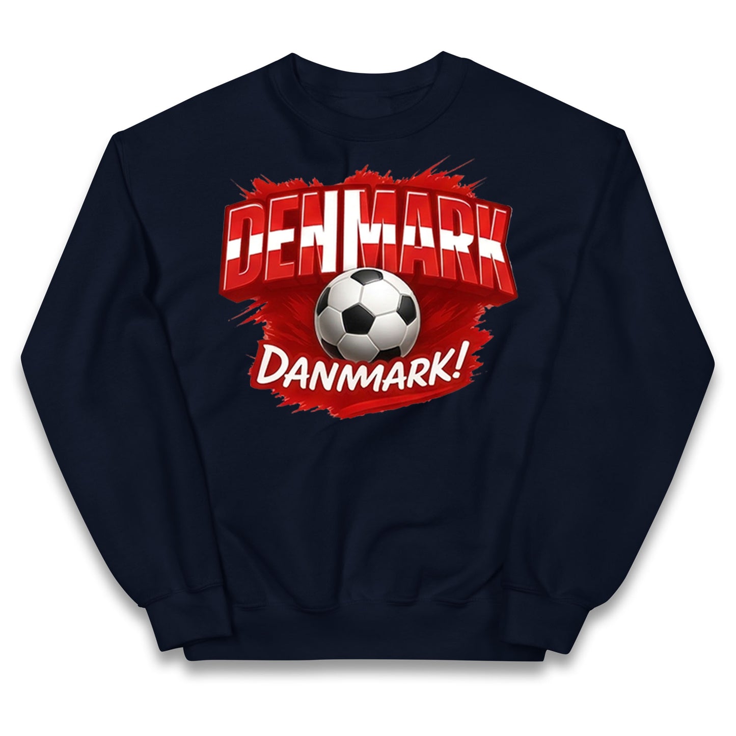 Denmark Retro World Cup Kids Jumper