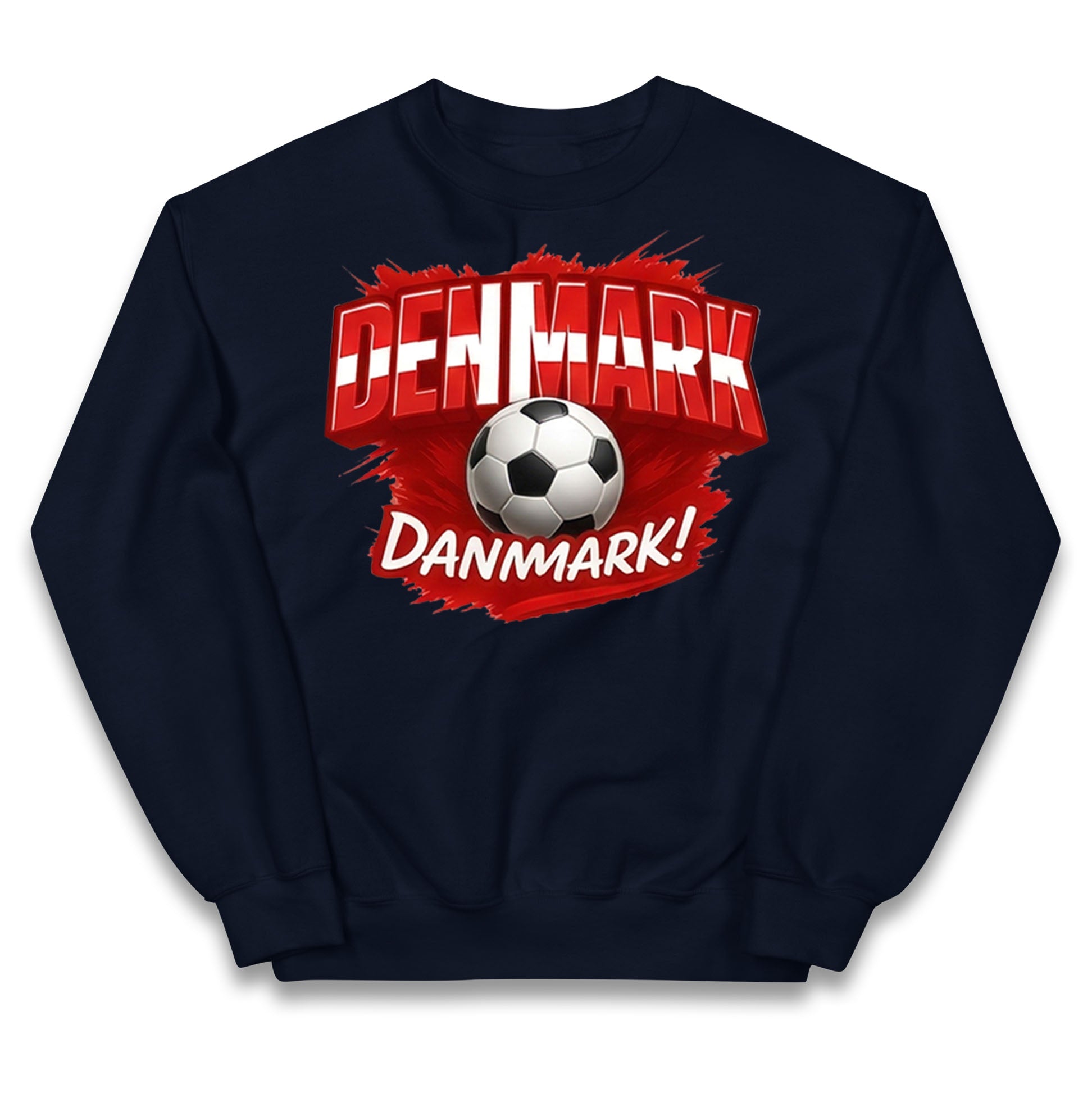Denmark Retro World Cup Kids Jumper
