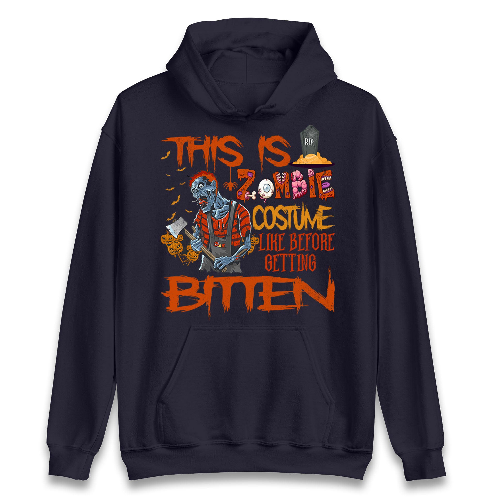 Zombie Costume Halloween Hoodie
